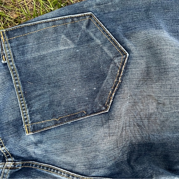 Vintage Wash distressed Ed Hardy Jeans - Picture 8 of 10